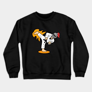 Cute Taekwondo Knight Crewneck Sweatshirt